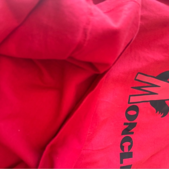 Moncler Men Vibrant Red Tee - Picture 10 of 11